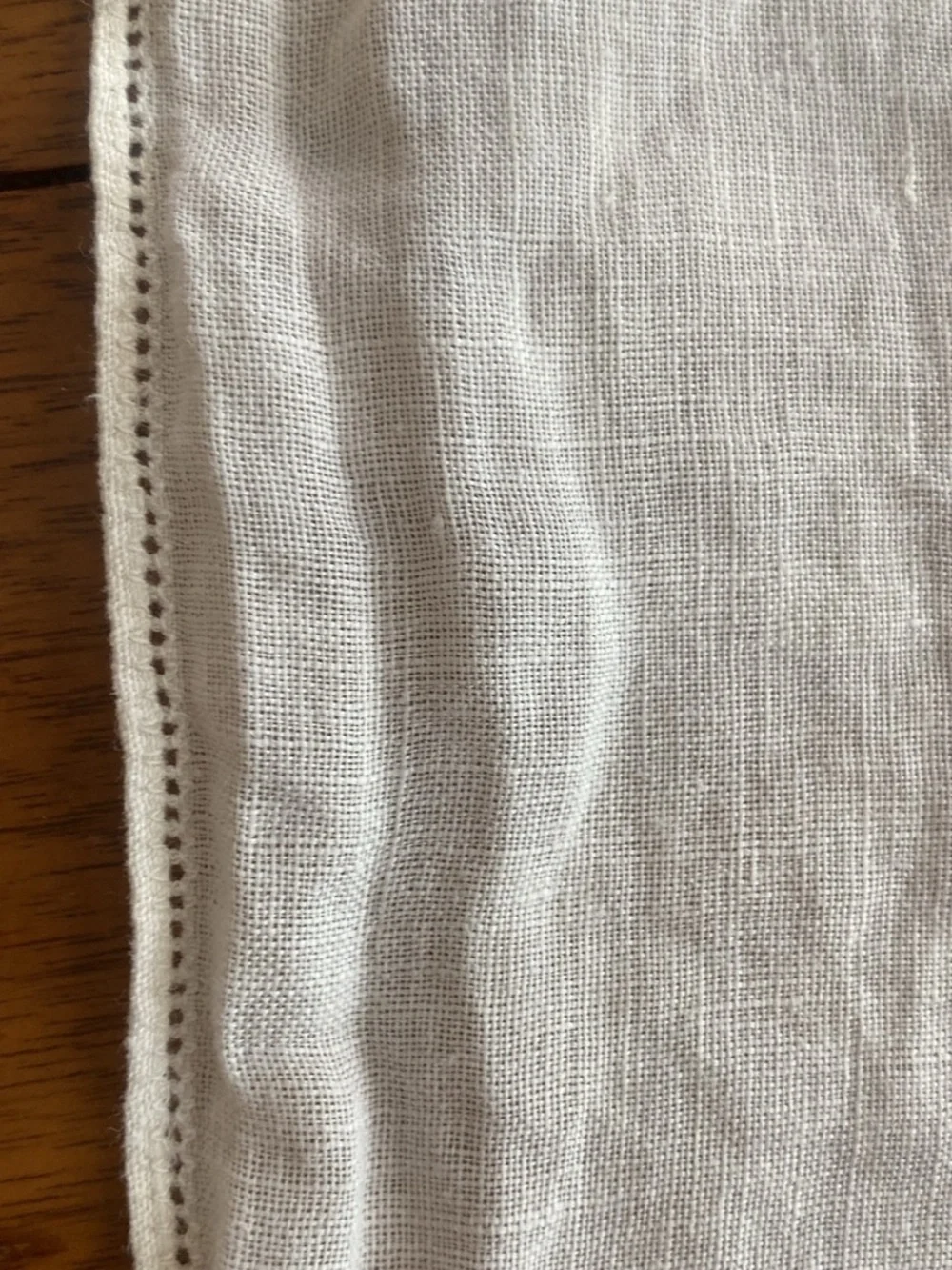 Set of 5 vintage napkins w ladder hem stitch